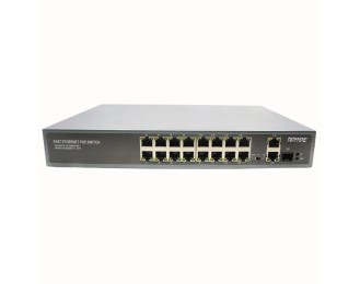 Gigabit 16 port Poe switch port